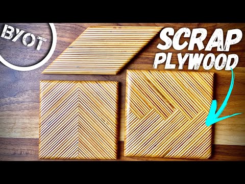 DIY COASTERS // SCRAP WOOD PROJECTS