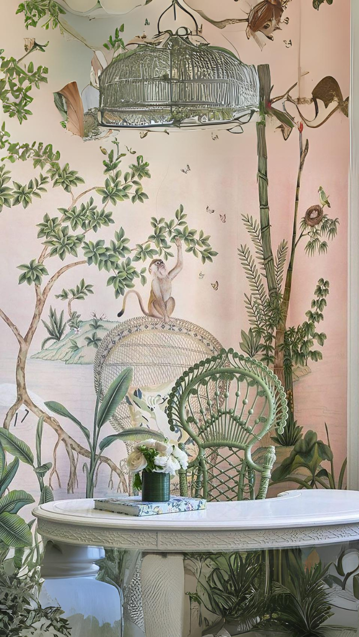 green wall paint