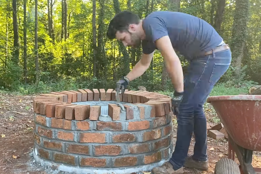 brick fire pit